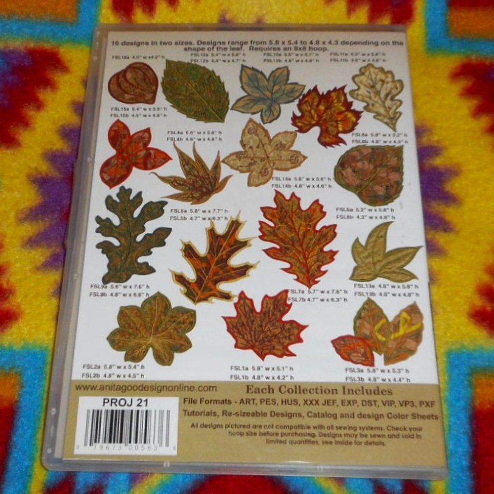 Floriani Thread Converter + 4 Assorted Design Collection CDs - Picture 11 of 11